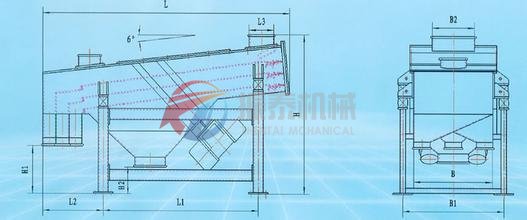 直线振动筛结构图