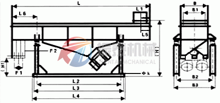 直线振动筛外形图
