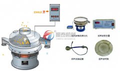 石膏粉超声波振动筛分机